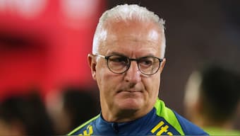 Dorival Junior looks on during Brazil's 2026 FIFA World Cup Qualifying game against Argentina in Buenos Aires, which the five-time world champions ended up losing 1-4. AP