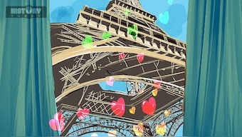 The Eiffel Tower's construction was completed on March 31, 1889, after two years, two months, and five days of work. Illustration: Santan