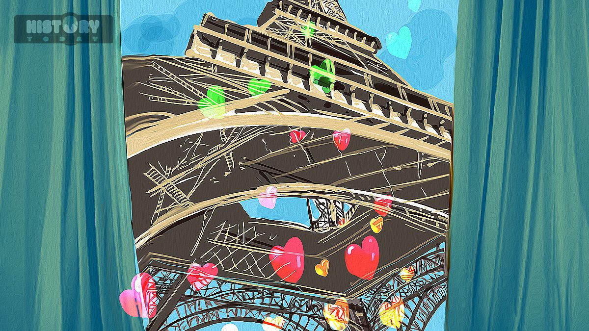 The Eiffel Tower's construction was completed on March 31, 1889, after two years, two months, and five days of work. Illustration: Santan The Eiffel Tower's construction was completed on March 31, 1889, after two years, two months, and five days of work. Illustration: Santan