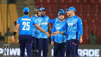 England cricket team has suffered a six-game losing streak in 2025 as they were eliminated early from Champions Trophy 2025. Image: Reuters 
