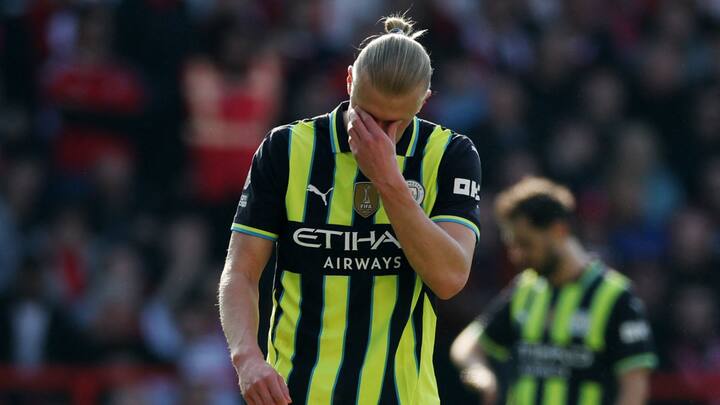 Premier League: Manchester City's Champions League hopes suffer a major blow with 0-1 loss against Nottingham Forest