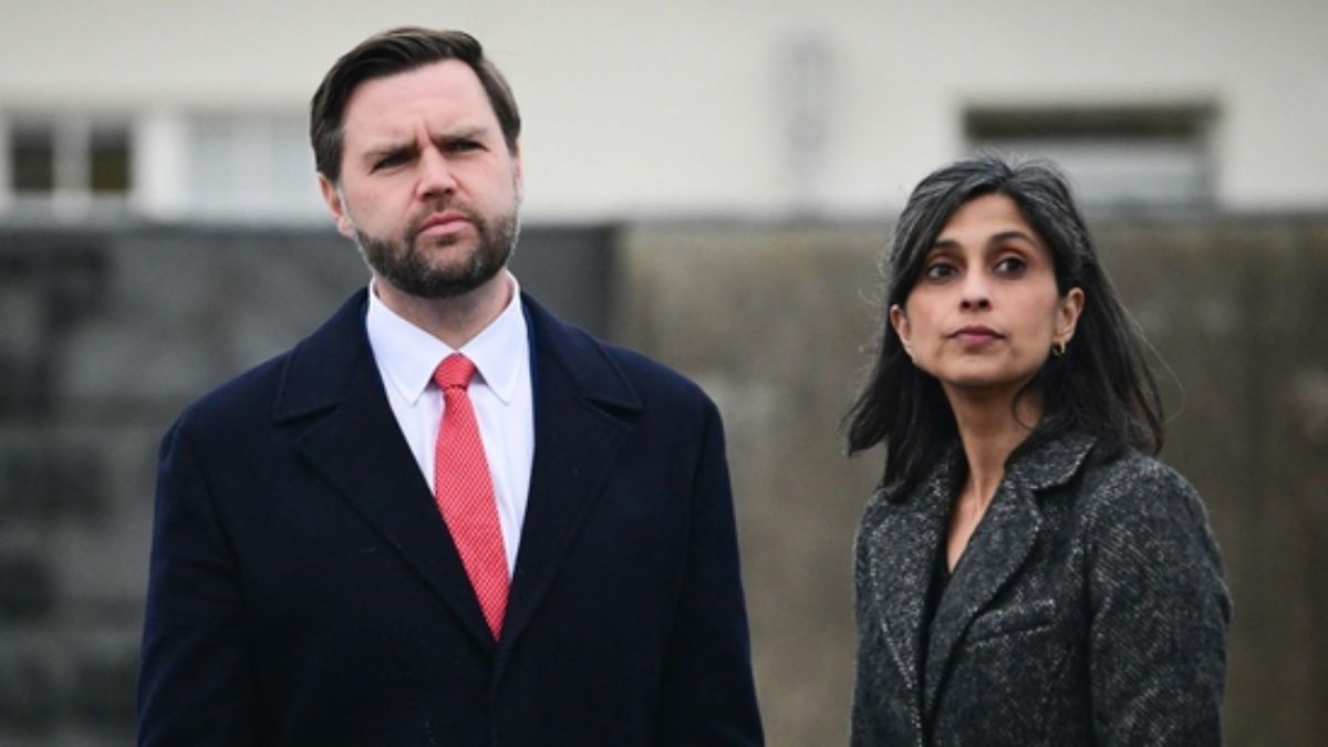 US Vice President JD Vance with his wife Usha Vance will visit Greenland on March 28. File image/AP US Vice President JD Vance with his wife Usha Vance will visit Greenland on March 28. File image/AP