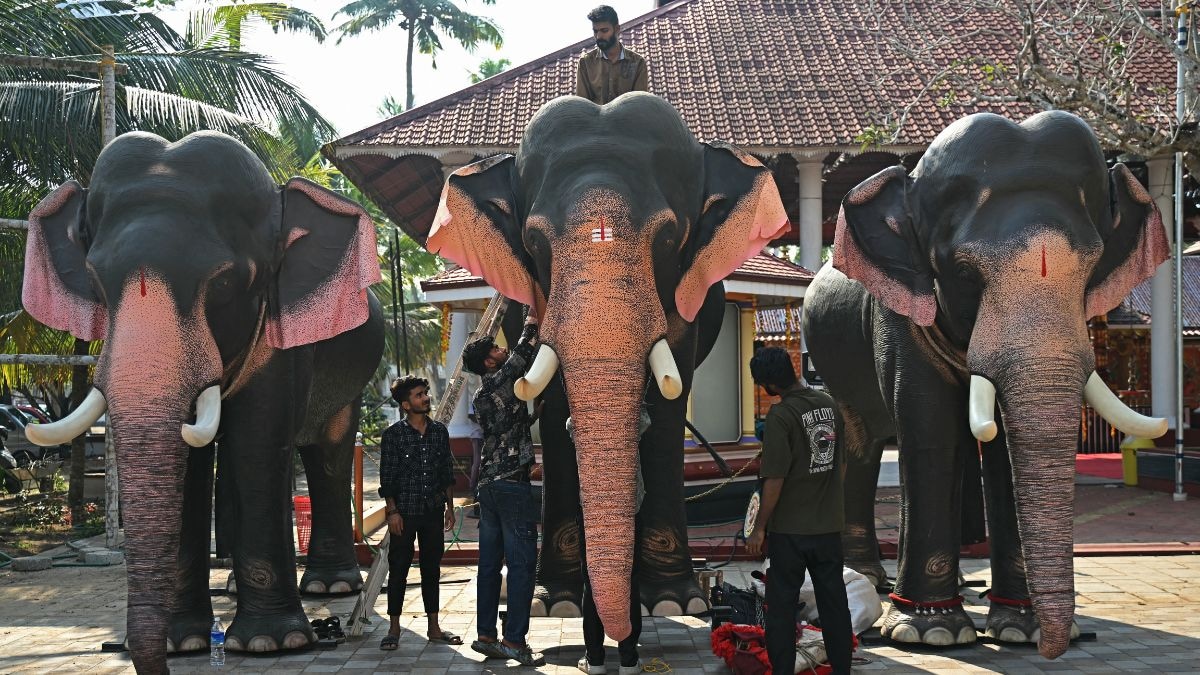 Robot elephants at temples, an answer to cruelty against animals?