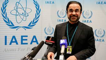 Iran's ambassador to the International Atomic Energy Agency (IAEA) Reza Najafi addresses the media after a board of governors meeting at the IAEA headquarters in Vienna March 4, 2015. (Photo: Reuters)