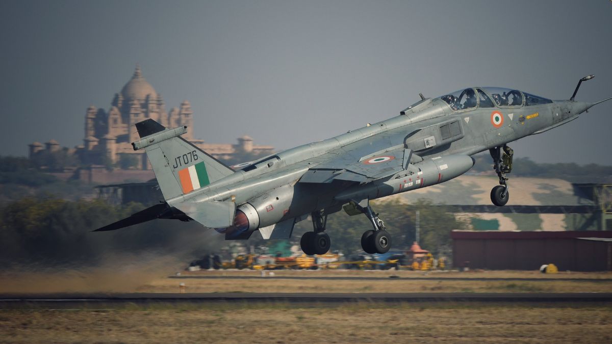 Indian Air Force's Jaguar plane crashes in Haryana's Ambala, pilot ejects safely Indian Air Force's Jaguar plane crashes in Haryana's Ambala, pilot ejects safely
