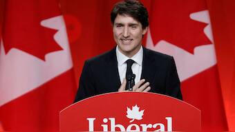 Prime Minister Justin Trudeau speaks as members of Canada's Liberal Party gather to choose his successor, in Ottawa, Ontario, Canada March 9, 2025. (Photo: Reuters)