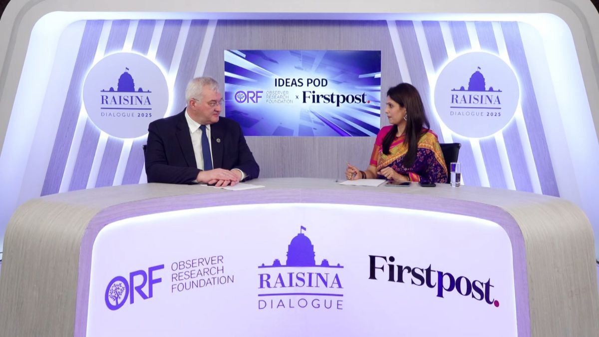 Ukrainian Foreign Minister Andrii Sybiha in a conversation with Firstpost Managing Editor Palki Sharma on Tuesday, March 18, 2025. (Photo: Firstpost)  Ukrainian Foreign Minister Andrii Sybiha in a conversation with Firstpost Managing Editor Palki Sharma on Tuesday, March 18, 2025. (Photo: Firstpost)
