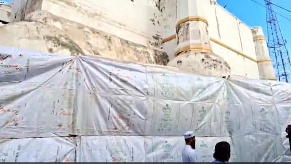 Why Jama Masjid and other mosques in UP's Sambhal are being covered with tarpaulin sheets ahead of Holi