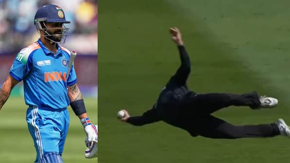 Kohli and Indian fans left stunned as Glenn Phillips pulls off one-handed screamer to dismiss star batter; watch