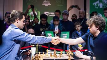 Hans Niemann launched a fresh verbal attack against Magnus Carlsen after the world No.1's explosive podcast with Joe Rogan. Image: Lennart Ootes