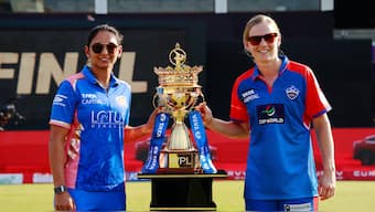 While Mumbai Indians captain Harmanpreet Kaur will be eyeing a second WPL title, Delhi Capitals skipper Meg Lanning will be hoping for a win after losing back-to-back finals. Image credit: WPL
