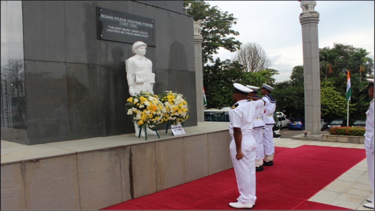 The Indian Peace Keeping Force Memorial, Colombo, Sri Lanka. Wikimedia Commons The Indian Peace Keeping Force Memorial, Colombo, Sri Lanka. Wikimedia Commons