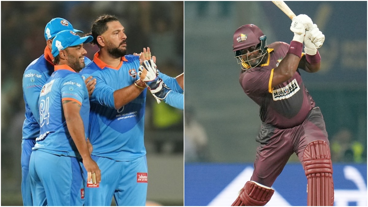 India Masters vs West Indies Masters IML T20 2025 Highlights: India Masters win high-scoring thriller in Raipur