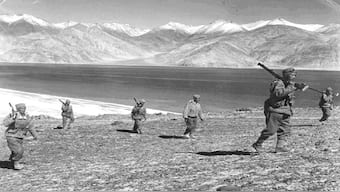 Indian soldiers on patrol during the 1962 Sino-Indian war. Image: Wikimedia Commons 