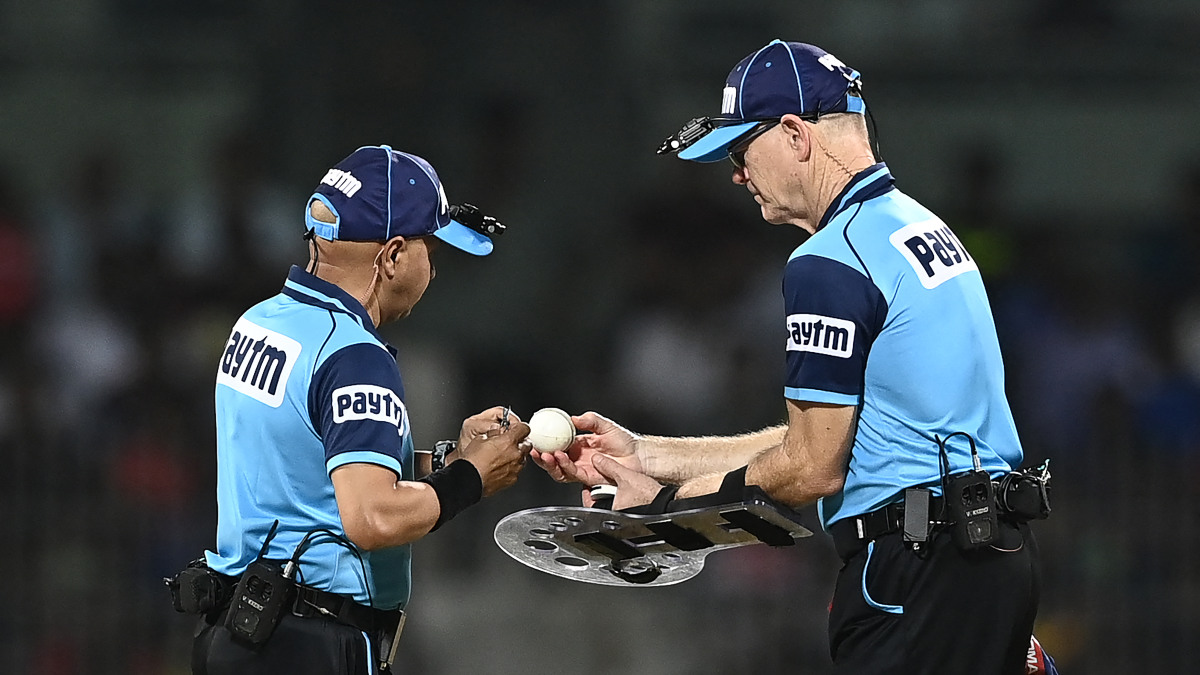 The Indian Premier League will allow teams bowling in the second innings of an evening fixture to get the ball changed after receiving a nod of approval from the umpires. AFP The Indian Premier League will allow teams bowling in the second innings of an evening fixture to get the ball changed after receiving a nod of approval from the umpires. AFP