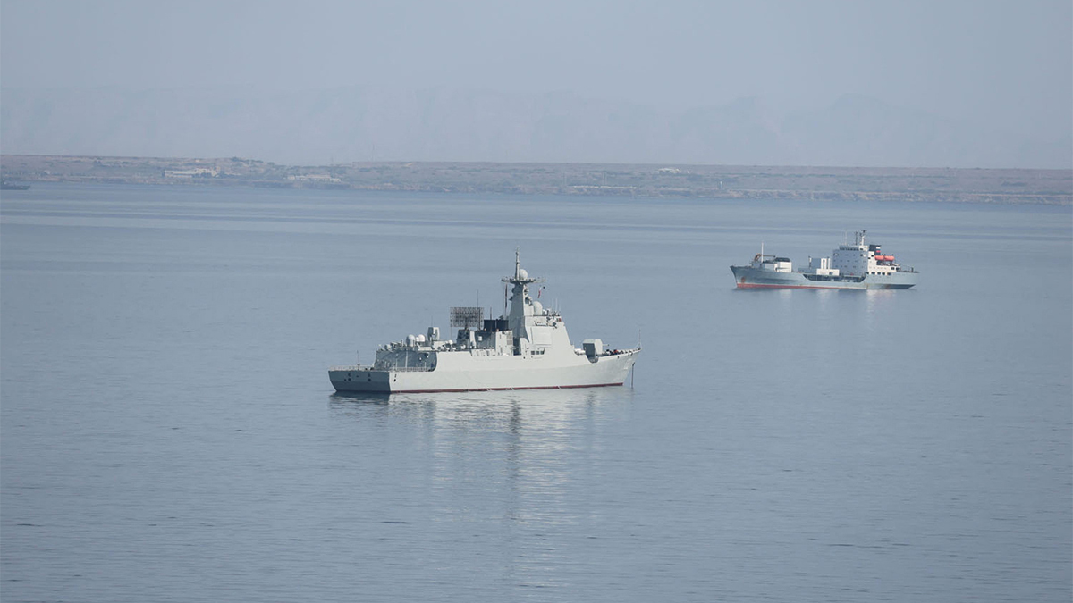 A warship is seen during the joint Navy exercise of Iran, China and Russia in the Gulf of Oman, Iran, March 10, 2025. Reuters A warship is seen during the joint Navy exercise of Iran, China and Russia in the Gulf of Oman, Iran, March 10, 2025. Reuters