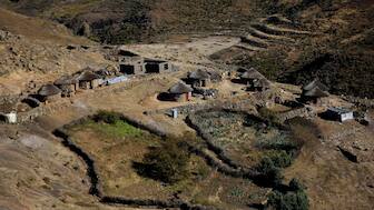 A general view of a village outside the capital Maseru, Lesotho, June 3, 2017. File Image/Reuters
