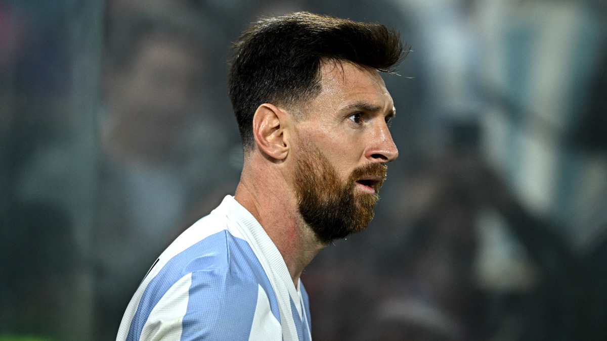 Star forward Lionel Messi in action during Argentina's FIFA World Cup Qualifying match against Peru in Buenos Aires on 19 November, 2014. AP Star forward Lionel Messi in action during Argentina's FIFA World Cup Qualifying match against Peru in Buenos Aires on 19 November, 2014. AP