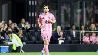 Lionel Messi returned from an adductor strain on Saturday. Image: Reuters