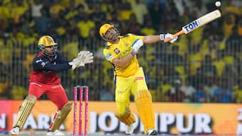 MS Dhoni did not hit a single boundary until the start of the penultimate over, at which point Chennai Super Kings were left needing 76 runs off 12 balls. PTI
