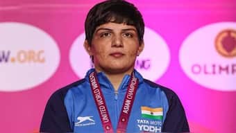 India's Manisha Bhanwala had won three bronze medals in past edition of the Asian Wrestling Championships before winning gold on Friday in Amman, Jordan. Image credit: X/@IIS_Vijayanagar