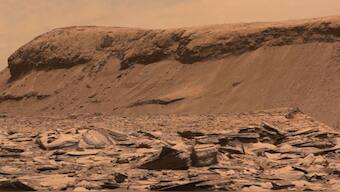 Curiosity's view from the ground on Mars shared by Nasa in February 2025. Nasa