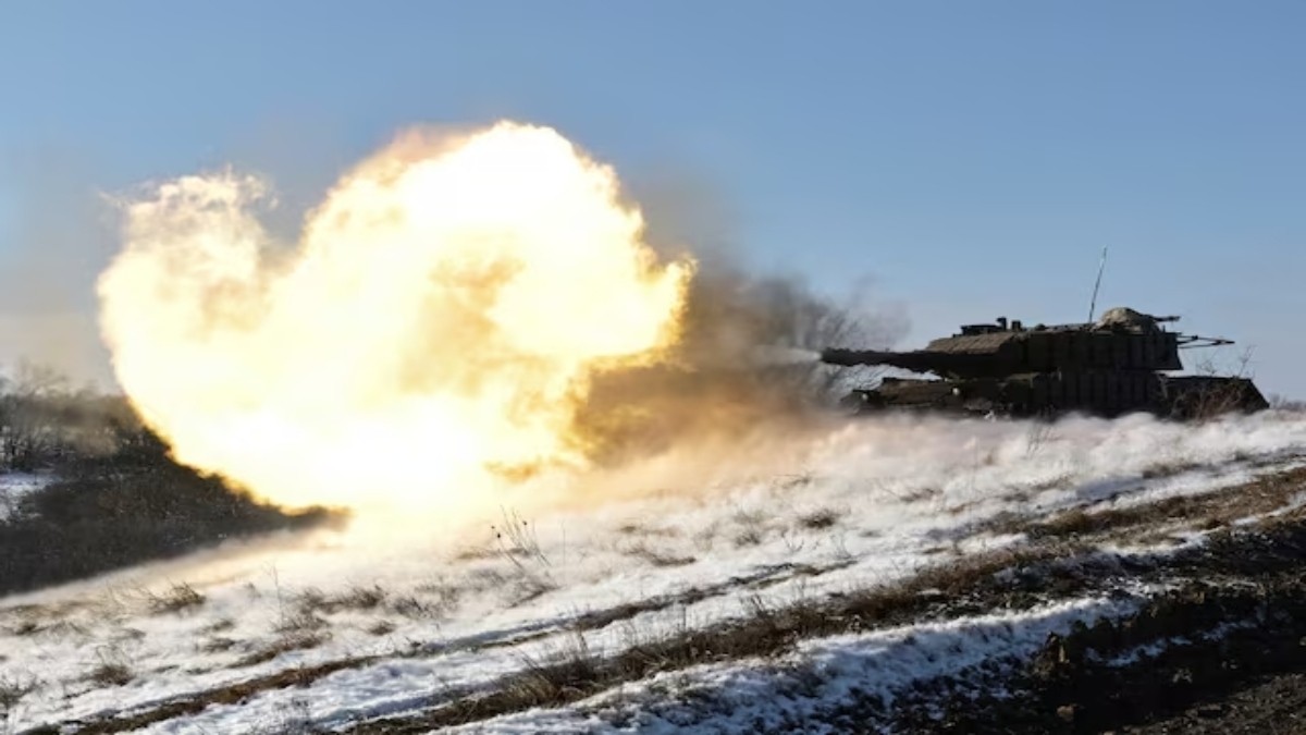 Servicemen of the 44th Separate Mechanised Brigade of the Armed Forces of Ukraine fire a Leopard 1A5 tank during a training, amid Russia's attack on Ukraine, in Zaporizhzhia region, Ukraine, on February 5, 2025. Reuters File Servicemen of the 44th Separate Mechanised Brigade of the Armed Forces of Ukraine fire a Leopard 1A5 tank during a training, amid Russia's attack on Ukraine, in Zaporizhzhia region, Ukraine, on February 5, 2025. Reuters File