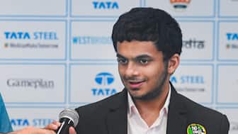 Nihal Sarin wins his second Tata Steel Chess India rapid title. Image: PTI