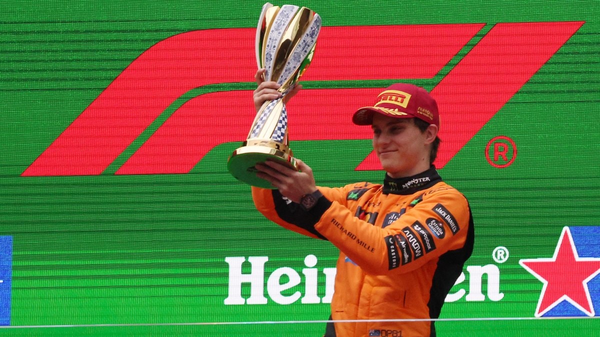 Oscar Piastri beats teammate Lando Norris to win Chinese Grand Prix as McLaren continue dream start in F1 2025