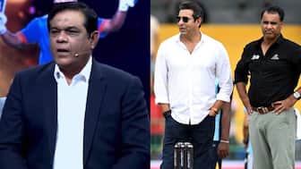 Wasim Akram and Waqar Younis are facing criticism including from Rashid Latif for the legacy they left behind. Images: Hasna Mana Hain/Waqar Younis on X