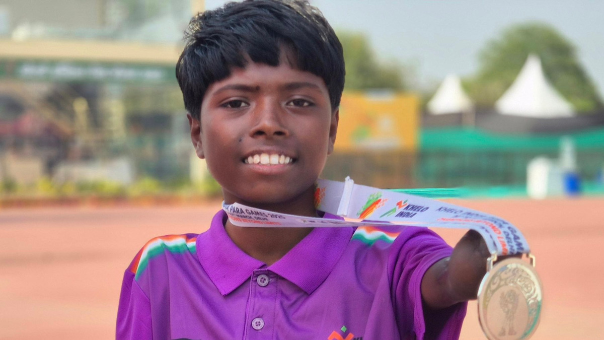 Indian para-archer Payal Nag poses with the silver medal that she won at the Khelo India Para Games in New Delhi. Image credit: X/@paralympic_od Indian para-archer Payal Nag poses with the silver medal that she won at the Khelo India Para Games in New Delhi. Image credit: X/@paralympic_od
