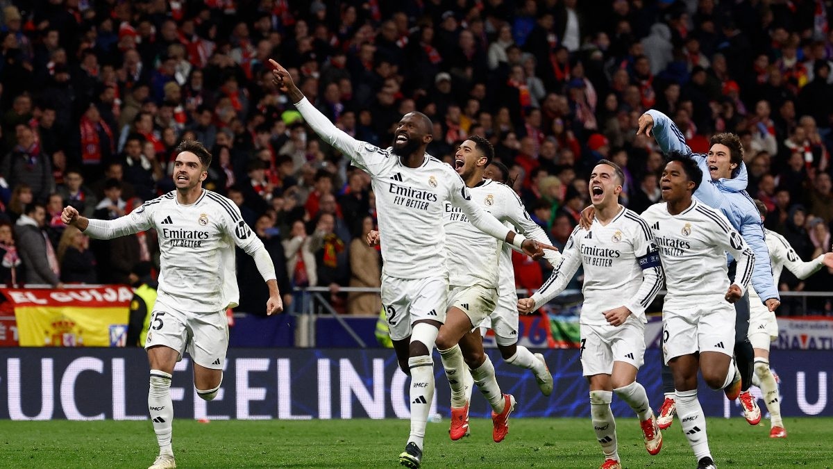 Real Madrid win dramatic shootout to reach Champions League quarters; Arsenal, Aston Villa and Dortmund also qualify