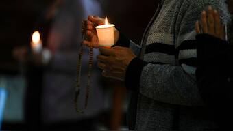 Parishioners pray for the health of Pope Francis at the Metropolitan Cathedral in Mexico City, Thursday, Feb. 27, 2025. Image- AP