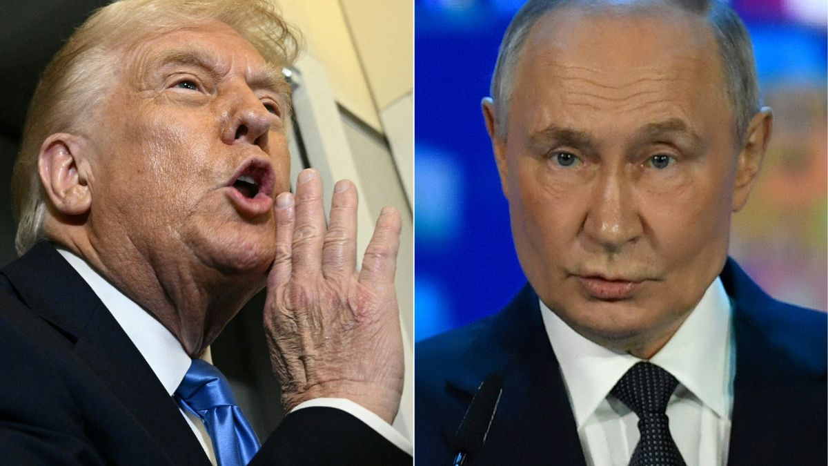 Trump says 'very angry, pissed off' with Putin. Image- AFP Trump says 'very angry, pissed off' with Putin. Image- AFP