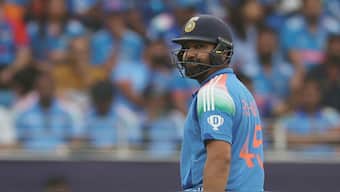 Rohit Sharma's aggressive batting in powerplay is one of India's biggest strengths. Image: AP