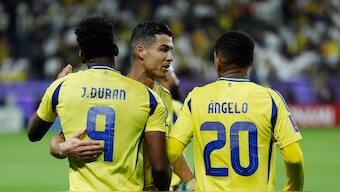 Cristiano Ronaldo completes 927th career goal. Image: Reuters 