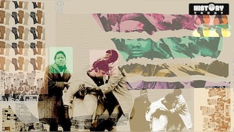 On March 7, 1965, police attacked marchers attempting to cross the Edmund Pettus Bridge in Selma, Alabama, United States, an event that galvanised the Civil Rights Movement as “Bloody Sunday.” Illustration: Santan