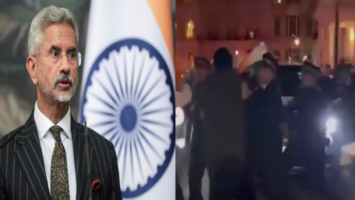 On Wednesday evening the Indian foreign minister’s security was allowed to be breached by the London coppers, who took on the role of mute spectators as sloganeering Khalistani thugs demonstrated outside the Chatham House building where S Jaishankar was taking part in a panel discussion. Image courtesy: File image & X On Wednesday evening the Indian foreign minister’s security was allowed to be breached by the London coppers, who took on the role of mute spectators as sloganeering Khalistani thugs demonstrated outside the Chatham House building where S Jaishankar was taking part in a panel discussion. Image courtesy: File image & X