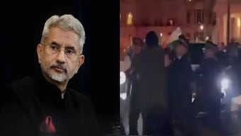 On Wednesday, EAM S Jaishankar's security was breached by a pro-Khalistan protester in the UK. Image: X