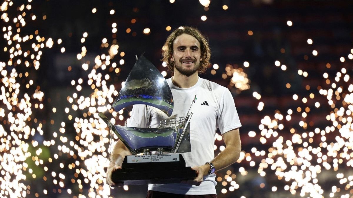 Stefanos Tsitsipas ends losing streak in ATP 500 finals with maiden title at Dubai Tennis Championships