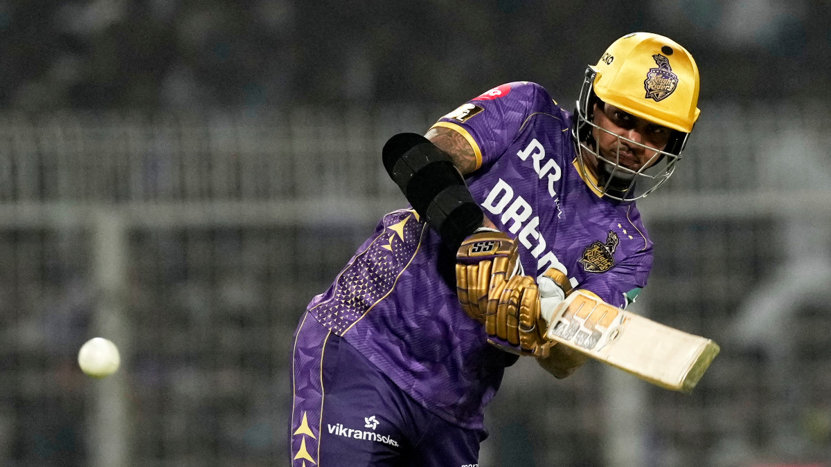 Kolkata Knight Riders all-rounder Sunil Narine had produced a solid all-round performance against Royal Challengers Bengaluru in the opening match of the 2025 Indian Premier league, scoring 44 off 26 balls and later finished with figures of 1/27 from four overs. AP Kolkata Knight Riders all-rounder Sunil Narine had produced a solid all-round performance against Royal Challengers Bengaluru in the opening match of the 2025 Indian Premier league, scoring 44 off 26 balls and later finished with figures of 1/27 from four overs. AP