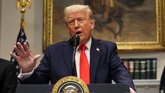 Donald Trump has begun the process of delinking the US from Europe using the pretext of reciprocal global trade tariffs and the Russia-Ukraine war. Reuters File