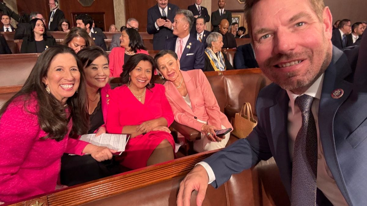 Why some Democrats were dressed in pink for Trump's big Congress speech