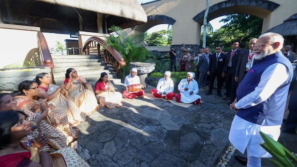 Modi in Mauritius: As PM commends ‘Geet-Gawai’ in ‘mini India’, MEA briefs in Bhojpuri | Video