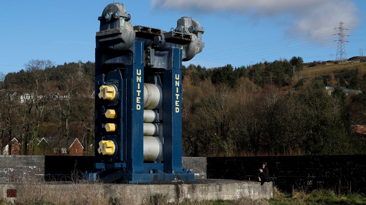 A picture shows a redundant steel press at the Blaunau Gwent Learning Zone, Coleg Gwent, built on the site of former steel works with a contribution from the EU's European Regional Development Fund. AFP file/Representative image A picture shows a redundant steel press at the Blaunau Gwent Learning Zone, Coleg Gwent, built on the site of former steel works with a contribution from the EU's European Regional Development Fund. AFP file/Representative image