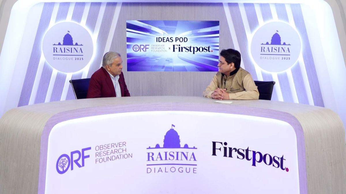 Kishore Mahbubani talks to Firstpost’s IdeasPod as part of the annual Raisina Dialogue. Image credit: Firstpost Kishore Mahbubani talks to Firstpost’s IdeasPod as part of the annual Raisina Dialogue. Image credit: Firstpost