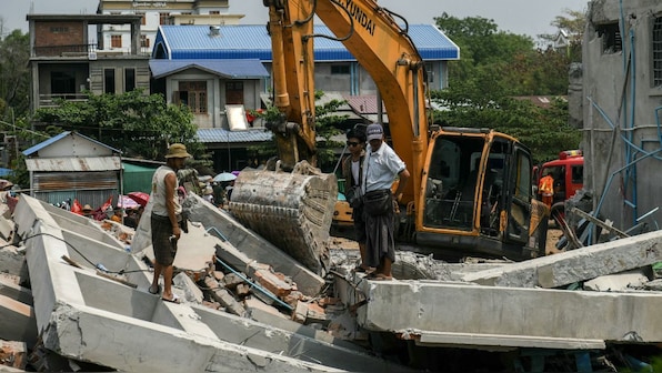 Myanmar: Nearly 90 people trapped in rubble of earthquake-hit apartment building