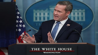 White House National Security Adviser Mike Waltz speaks to members of the media from the briefing room at the White House in Washington, D.C., US, on February 20, 2025. Reuters File