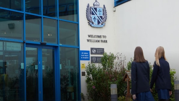 Why a school in England has removed mirrors from toilets