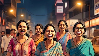 Ahmedabad, Indore and Mumbai are the top three cities women find safe according to News18 She Shakti Suraksha Survey 2025. AI Generated